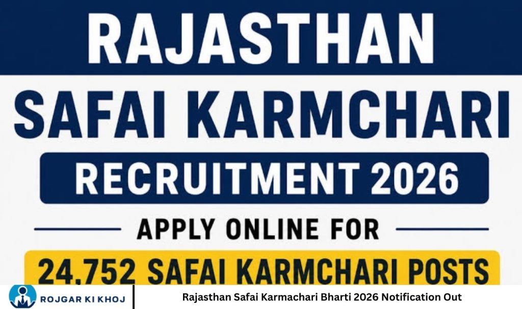 Rajasthan Safai Karmachari Bharti 2026 Notification Out