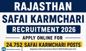Rajasthan Safai Karmachari Bharti 2026 Notification Out