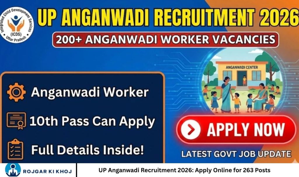 UP Anganwadi Recruitment 2026 Apply Online for 263 Posts
