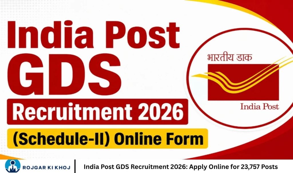 India Post GDS Recruitment 2026 Apply Online for 23,757 Posts