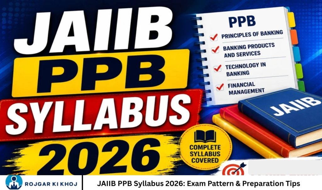 JAIIB PPB Syllabus 2026 Exam Pattern & Preparation Tips