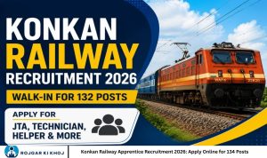 Konkan Railway Apprentice Recruitment 2026 Apply Online for 134 Posts