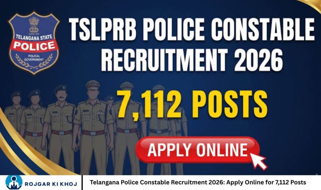 Telangana Police Constable Recruitment 2026 Apply Online for 7,112 Posts