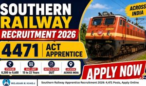 Southern Railway Apprentice Recruitment 2026 4,471 Posts, Apply Online